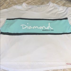 Over sized diamond t-shirt
